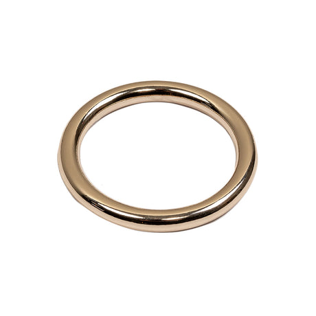 Gold Solid Metal O Ring - 1"