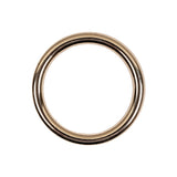 Gold Solid Metal O Ring - 1"