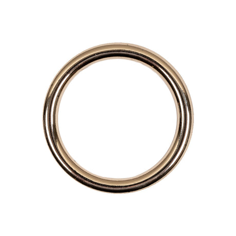 Gold Solid Metal O Ring - 1"