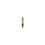 Gold Metal Split Keychain Ring - 0.375"