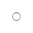 Gold Metal Split Keychain Ring - 0.375"