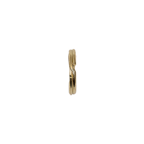 Gold Metal Split Keychain Ring - 0.5"