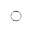 Gold Metal Split Keychain Ring - 0.5"
