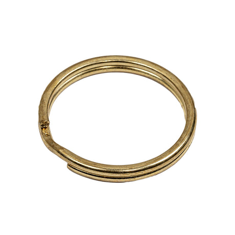 Gold Metal Split Keychain Ring - 1.0625"