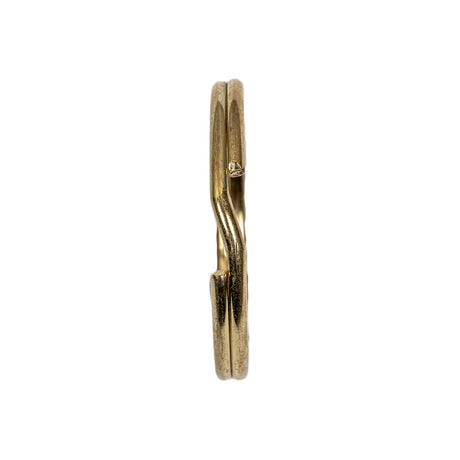 Gold Metal Split Keychain Ring - 1.0625"