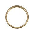Gold Metal Split Keychain Ring - 1.0625"