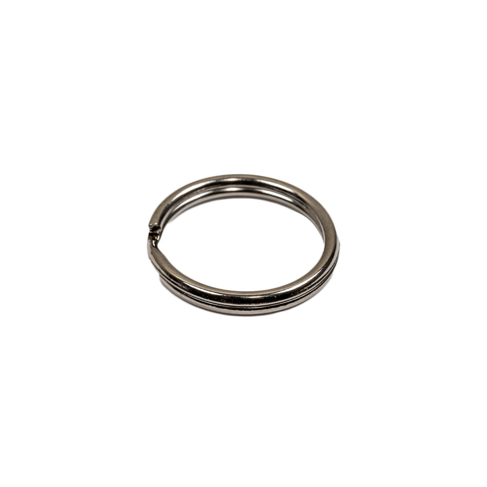 Nickel Metal Split Keychain Ring - 0.625"