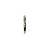 Nickel Metal Split Keychain Ring - 0.625"