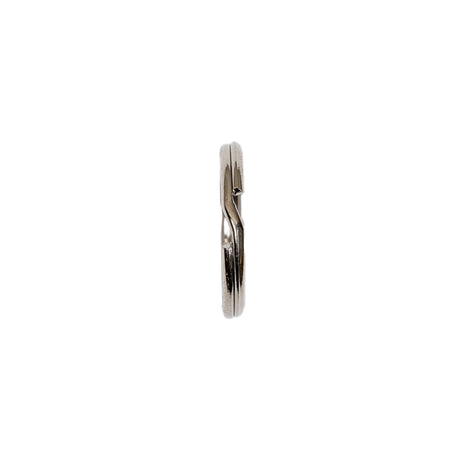 Nickel Metal Split Keychain Ring - 0.625"
