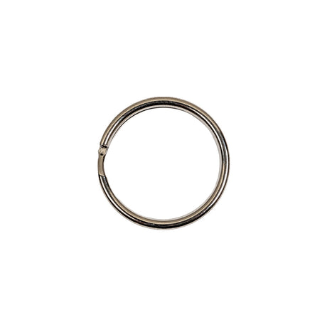 Nickel Metal Split Keychain Ring - 0.625"