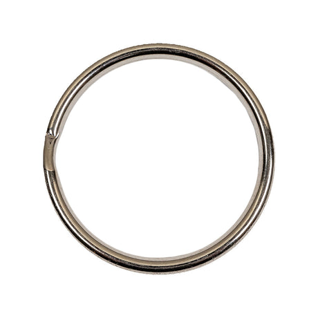 Nickel Metal Split Keychain Ring - 1.125"
