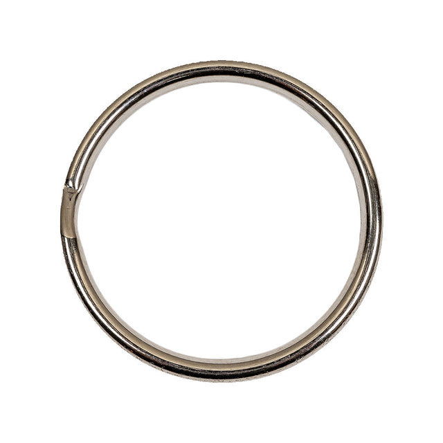 Nickel Metal Split Keychain Ring - 1.125"