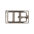 Silver Rectangular Metal Buckle - 0.5625" x 1"