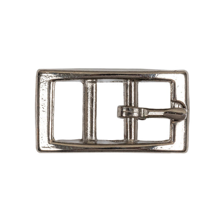 Silver Rectangular Metal Buckle - 0.5625" x 1"
