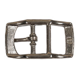 Silver Rectangular Metal Buckle - 0.75" x 1.25"