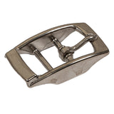 Silver Rectangular Metal Buckle - 0.75" x 1.25"
