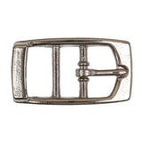 Silver Rectangular Metal Buckle - 0.75" x 1.25"