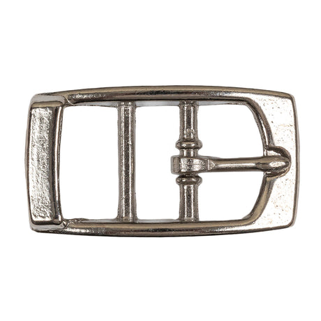 Silver Rectangular Metal Buckle - 0.75" x 1.25"