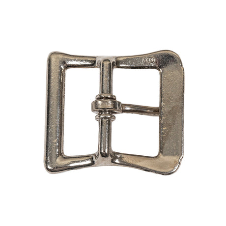 Silver Bent Rectangle Metal Buckle - 1.375" x 1.5"