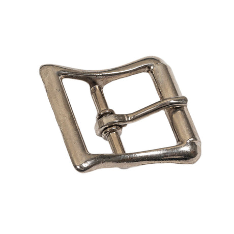 Silver Bent Rectangle Metal Buckle - 1.375" x 1.5"