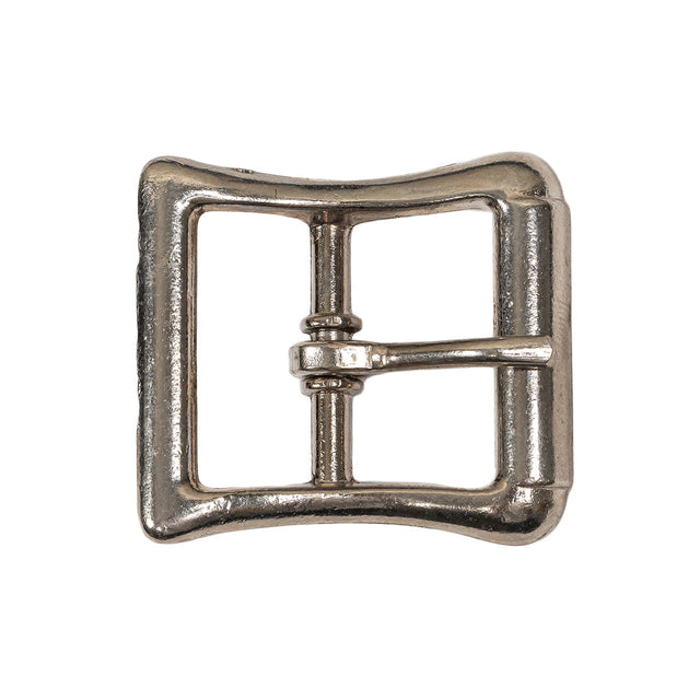 Silver Bent Rectangle Metal Buckle - 1.375" x 1.5"
