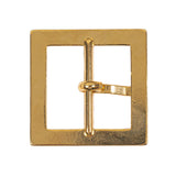 Gold Square Frame Metal Buckle - 1.375" x 1.375"