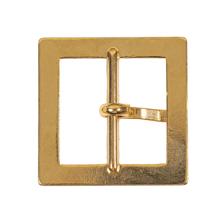 Gold Square Frame Metal Buckle - 1.375" x 1.375"