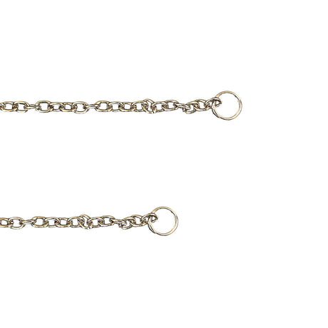 Silver Chain Purse Strap with O Rings - 44" X 0.375"