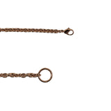 Rose Gold Chain Purse Strap with Lobster Claw Clasp and O Ring - 54" X 0.5"