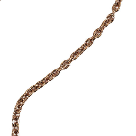 Rose Gold Chain Purse Strap with Lobster Claw Clasp and O Ring - 54" X 0.5"
