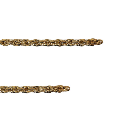 Gold Spiral Chain Purse Strap - 43.25"