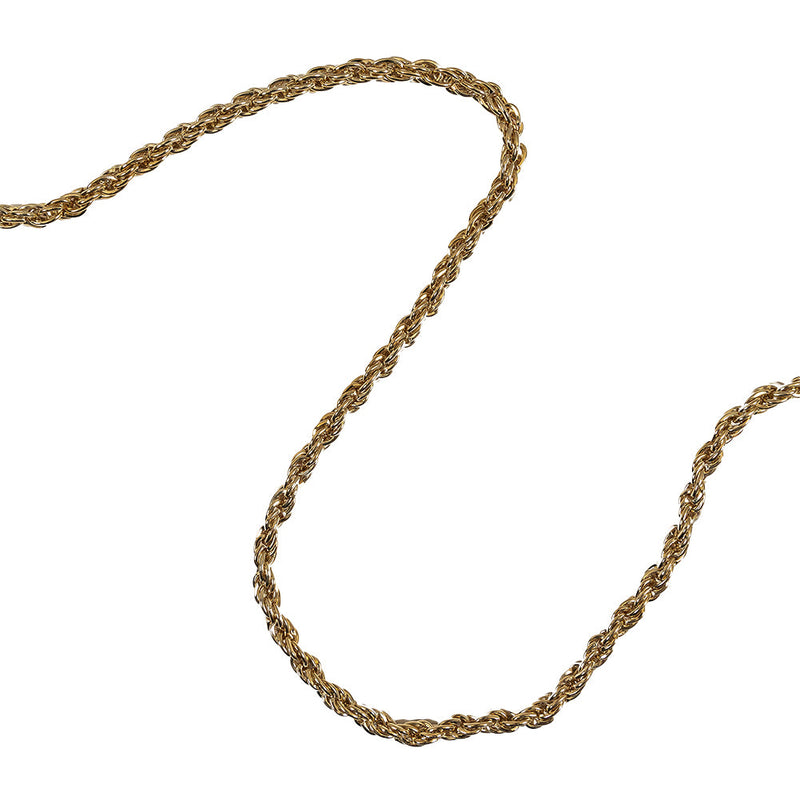 Gold Spiral Chain Purse Strap - 43.25"