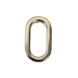 Silver Metal Oval Ring - 1" X 0.5"