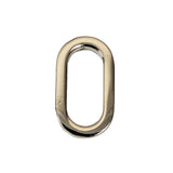 Silver Metal Oval Ring - 1" X 0.5"