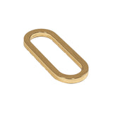Gold Metal Oval Ring - 1.5" X 0.5"