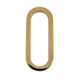 Gold Metal Oval Ring - 1.5" X 0.5"