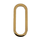 Gold Metal Oval Ring - 1.5" X 0.5"