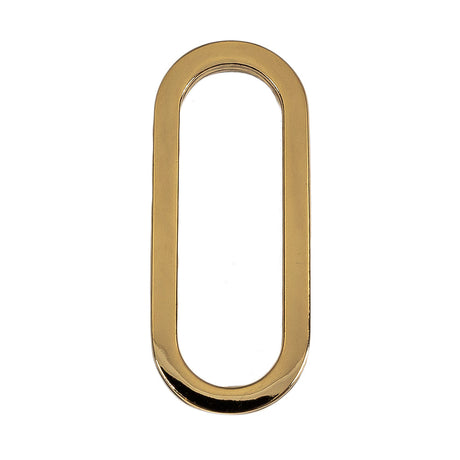 Gold Metal Oval Ring - 1.5" X 0.5"