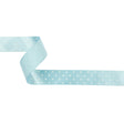 Baby Blue and White Polka Dot Satin Ribbon - 1"