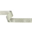 White on White Polka Dot Satin Ribbon - 1"