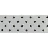 White and Black Polka Dot Satin RIbbon - 1"
