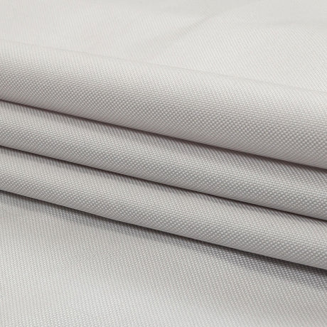 Pale Gray Cotton Basketweave Shirting