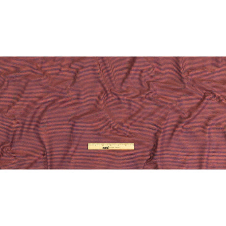 Navy and Orange Triangles Cotton and Polyester Twill