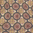 Viscose and Linen Woven Print - Yellow, Red and Blue Medallions - Mood Exclusive Gawain's Glory