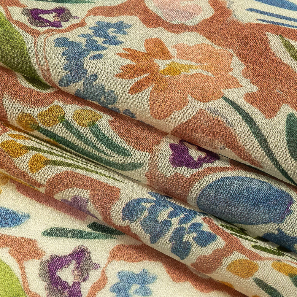 Mood Exclusive Dusty Rose Collection of Cuttings Viscose Georgette
