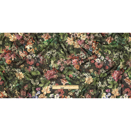 Mood Exclusive Black Botanical Bounty Viscose Georgette