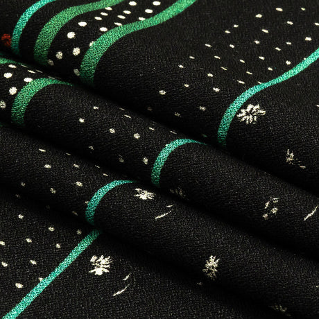 Mood Exclusive Stripes of Fancy Viscose Crepe