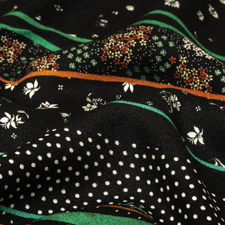 Mood Exclusive Stripes of Fancy Viscose Crepe