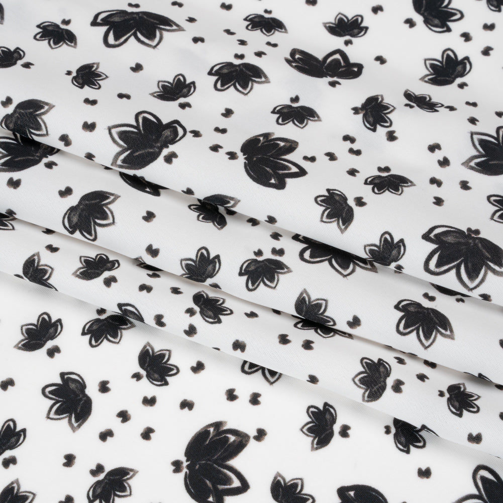 Mood Exclusive Small Lazy Lotus Polyester Crepe