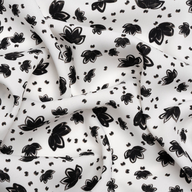 Mood Exclusive Small Lazy Lotus Polyester Crepe